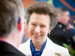HRH Princess Royal attending an event hosted by Hearing Link at the Tower of London