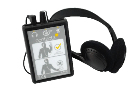 loop listener device with headphones