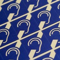 International Ear Symbol stickers