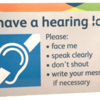 Communication card front