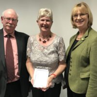 Ross Trotter, May Wood and Lorraine Gailey