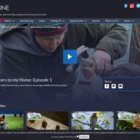 A screenshot from Wild Visitors to my Home, a new TV show for deaf and heard of hearing people