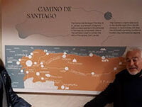 Linda Ray and walking partner