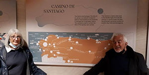 Linda Ray and walking partner