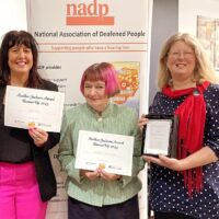 The winner an runner-ups of the Heather Jackson Award 2023