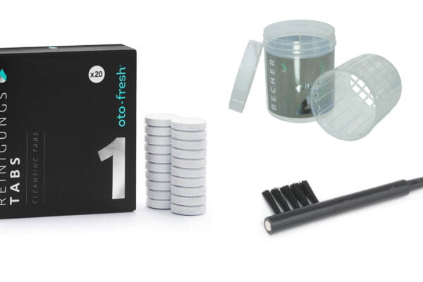 Selection of hearing aid maintenance products